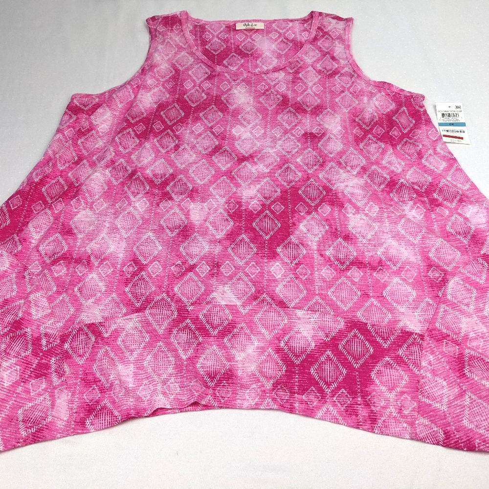 Style & Co Destination Sum Women’s Plus Blouse 0X NWT